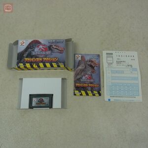 動作保証品 美品 GBA ゲームボーイアドバンス ジュラシックパーク3 アドバンスドアクション コナミ KONAMI 箱説ハガキ付【10