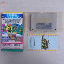 動作保証品 SFC スーパーファミコン ティーンエージ ミュータントニンジャタートルズ/タートルズインタイム コナミ KONAMI 箱説付【10_画像2