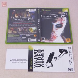 動作保証品 日本未発売 XBOX マンハント MANHUNT ロックスター ROCKSTAR 箱説付【PP