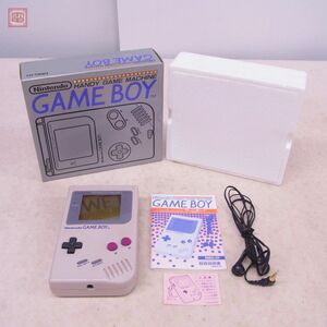 動作品 GB ゲームボーイ 本体 DMG-01 ニンテンドー 任天堂 Nintendo 箱説付 一部改造有【10