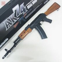 クラウンモデル 電動ガン AK74 リアルウッド ICS CROWN 現状品【60_画像1