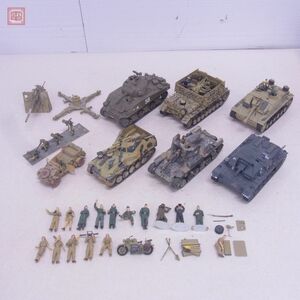 製作品 タミヤ等 1/35等 メーベルワーゲン/III号突撃砲B型/一式砲戦車他 まとめて8点セット 破損有 ジャンク TAMIYA【20