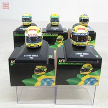 PMA 1/8 ヘルメットコレクション アイルトン・セナ 1990/1991/1992/1993/1994 計5個セット ミニチャンプス MINICHAMPS AYRTON SENNA【10_画像1