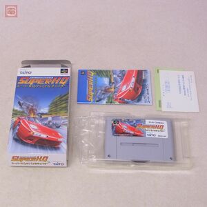 動作保証品 SFC スーパーファミコン CRIMINAL CHASER SUPER H.Q. スーパー クリミナル チェイサー TAITO タイトー 箱説ハガキ付【10