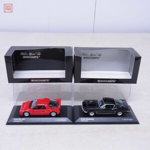 PMA 1/43 フォード マスタング 1968 ブラック/フォード RS 200 1986 レッド 計2台セット ミニチャンプス MINICHAMPS FORD【10