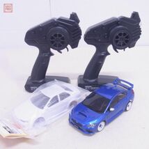 京商 ミニッツ スバル WRX STI MR-03EVOシャーシ/KT-531Pプロポ 他 まとめてセット KYOSHO MINI-Z 現状品 通電のみ確認【20_画像1