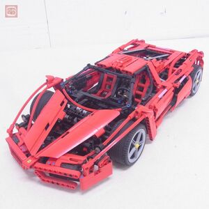 組立済 レゴ テクニック 8653 1/10 エンツォ フェラーリ LEGO TECHNIC ENZO Ferrari 現状品【FD