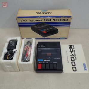 1円〜 簡易動作確認済 SC-3000用 カセットデータレコーダー SR-1000 DATA RECORDER デーレコ セガ SEGA 箱説・専用ケーブル付【20の画像1