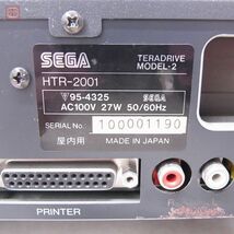 1円〜 SEGA TERADRIVE MODEL-2 HTR-2001 本体 テラドライブ モデル2 一部メンテナンス済 ジャンク パーツ取りなどにどうぞ【40_画像3