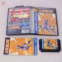 1円〜 動作保証品 MD メガドライブ エイリアンソルジャー ALIEN SOLDIER トレジャー セガ TREASURE SEGA 箱説付【10_画像2