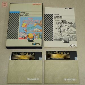 動作保証品 X68000 5インチFD ニュージーランドストーリー THE NEWZEALAND STORY タイトー TAITO シャープ SHARP 箱説付【10