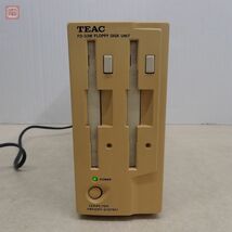 PC-9801 3.5インチフロッピーディスクユニット FD-33W 外付けFDD TEAC 通電のみ確認【20_画像3