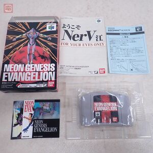 1円〜 動作保証品 N64 ニンテンドウ64 新世紀エヴァンゲリオン NEON GENESIS EVANGELION バンダイ BANDAI 箱説/カード付【10