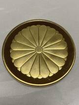 鳳凰 天皇陛下御即位記念 大型金貨 記念硬貨メダル 約29g 24kgp Gold Plated ケース付き_画像4