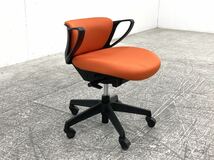 KOKUYO/コクヨ　picora chair/ピコラ チェア　ミニバックタイプ　キャスター脚　軽量　コンパクト　ワークチェア　病院　クリニック　椅子_画像2