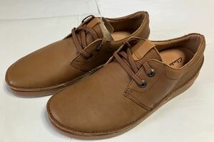 新品　Clarks クラークス 149J active air TAN レザーシューズ(24.5cm)送料込