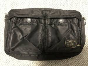 PORTER ポーター タンカー ショルダーバッグ ブラック 黒 TANKER SHOULDER BAG fnm