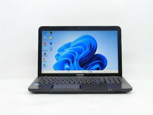 Win11Home/カメラ内蔵/中古/15型/ノートPC/高速SSD512GB/8GB/3世代i7/TOSHIBA　T552/58GB 新品無線マウス 　WPS office搭載