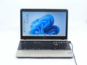 カメラ内蔵/15.6型/中古/ノートPC/Win11/高速SSD512/8GB/3世代i7/NEC　LS150/J 新品無線マウス　WPS office2搭載　HDMI/USB3.0/動作良品