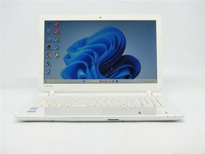 カメラ内蔵/中古/15型/ノートPC/Win11H/高速SSD256GB/8GB/Celeron3205U/TOSHIBA　T45/PWM　 新品無線マウス　WPS office2搭載