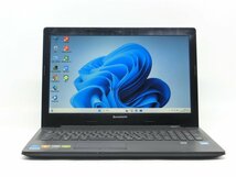 カメラ内蔵/中古/15型/ノートPC/Windows11/高速SSD256/8GB/CEL　N2840/Lenovo　G50-30　新品無線マウス　　HDMI USB3.0　WPS office2搭載_画像1