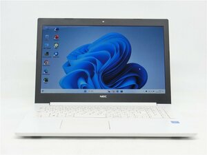 2018年モデル　カメラ内蔵/15.6型/ノートPC/Win11Home/高速SSD256/8GB/Cel　N4000/NEC　NS100/K 　新品無線マウス 　WPS office搭載