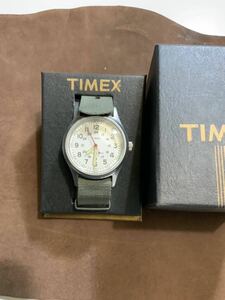 デッドストック新品未使用　TIMEX for J.CREW VINTAGE FIELD ARMY WATCH - OLIVE ミリタリーウォッチ電池有り即使用可能