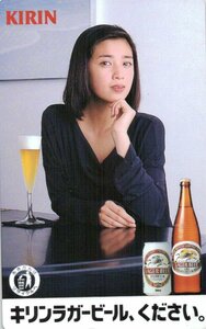★菊池桃子　キリンラガービール　KIRIN★テレカ５０度数未使用nr_418