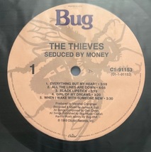 US盤 THE THIEVES【SEDUCED BY MONEY】1989年　C1-91153　シュリンク残　 美品_画像2