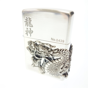 中古◆ジッポー 龍神 シルバー No.0439 2006年製 ZIPPO【AFI13】