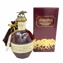 ブラントン シングルバレル 2023 750ml 46.5％ Blanton's SINGLE BARREL 【R2】_画像1