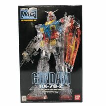 美品◆バンダイ プラモデル 機動戦士ガンダム RX-78-2 クリスタルバージョン 1/100スケール GUNDAM CRYSTAL VERSION【7F】【中古】_画像1