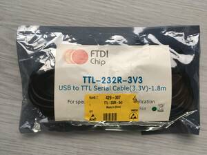 ◆◇FTDI TTL-232R-3V3 USBシリアル変換器ケーブル3.3V 送料無料◇◆