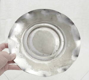 JOHN COLLYER & CO LTD 英国アンティーク Silver EPNS シルバープレート ボンボンディッシュ キャッシュトレイ 菓子皿 23㎝ イギリス製