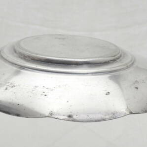 JOHN COLLYER & CO LTD 英国アンティーク Silver EPNS シルバープレート ボンボンディッシュ キャッシュトレイ 菓子皿 23㎝ イギリス製の画像4