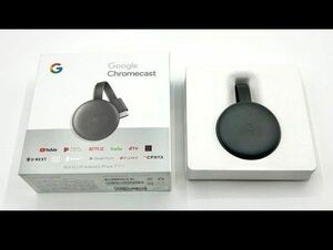 Google Chromecast GA00439-JP グーグルクロームキャスト グーグル チャコール 第三世代 4