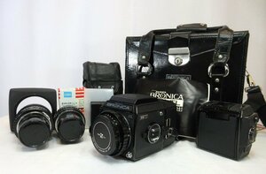 ☆希少☆ZENZA BRONICA / ゼンザ ブロニカ / フィルムカメラ / EC-TL / Nikon / ZENZANON / 付属多数 / 現状品 / 名古屋発2-11◆◆