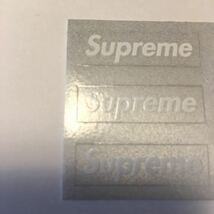 未使用！Supreme シュプリーム 3M ミニ ボックスロゴ リフレクター ステッカー 1シート(9枚) シルバー 2014 FW 希少！_画像5