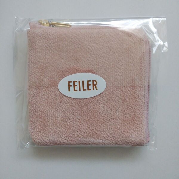 新品未使用 FEILER フェイラーポーチ ユニカラー エチケットポーチ