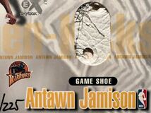 鬼レア Rookie RC Game Shoe 1998-99 Skybox E-X Authen-Kicks Antawn Jamison アントワン・ジェイミソン Panini NBA ルーキー スニーカー_画像3