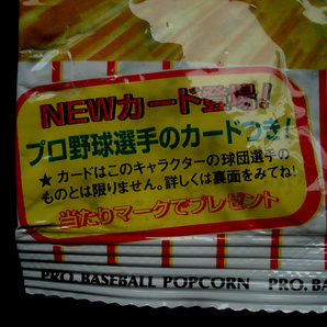 カルビー 1996年 ヤクルトスワローズ 第2版 パッケージ 空袋 カード5枚付き プロ野球ポップコーン 東京スナック の画像3