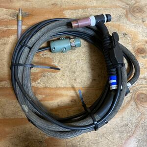 Miller mirror weld craft 3.8m air cooling 150A flexible head lever switch type TIG welding torch torch body secondhand goods *.