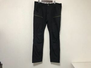 本物ディッキーズDickiesコットンストレッチバイカーワークデカビッグチノパンツサーフアメカジミリタリーワークメンズ黒ブラック3L