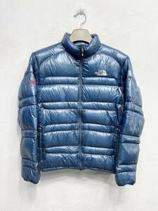 (J5335) THE NORTH FACE ノースフェイス ローツェ ダウンジャケット メンズ M サイズ 正規品 本物 サミットシリーズ ヌプシ 800+SUMMIT