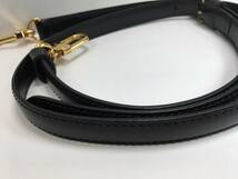 【パケプラ無料】正規美品 ルイヴィトン Vuitton バッグ/鞄用 ショルダーストラップ ゴールド金具 幅1.7cm 長さ100‐118㎝[h1121]_画像6