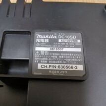 マキタ Makita DC18SD 7.2-18V用 充電器 BL1415 バッテリー 1個セット DC14.4V 19Wh Li-ion 動作確認 中古品_画像7