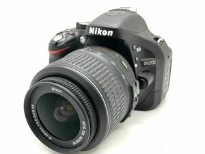 中A◇ 086 Nikon ニコン D5200 2046366 AF-S DX NIKKOR 18-55mm 1:3.5-5.6G VR デジタル一眼レフカメラ 中古品