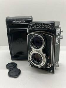 豊a◇ 003 minolta ミノルタ AUTOCORD 462776 ROKKOR 1:3.5 f=75mm 二眼レフカメラ フィルムカメラ 中古品