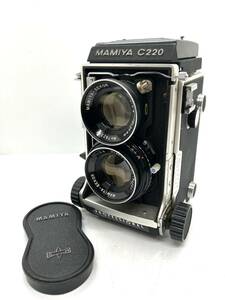 中A◇ 093 Mamiya マミヤ MAMIYA C220 PROFESSIONAL B66637 MAMIYA-SEKOR 1:2.8 f=80mm 二眼レフカメラ フィルムカメラ 中古品