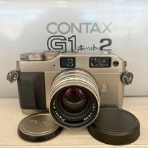 中B●204 CONTAX コンタックス G1 キット2 (G1/GD-1 データバック/PLANAR 45mm F2 T*) AFレンジファインダー_画像1